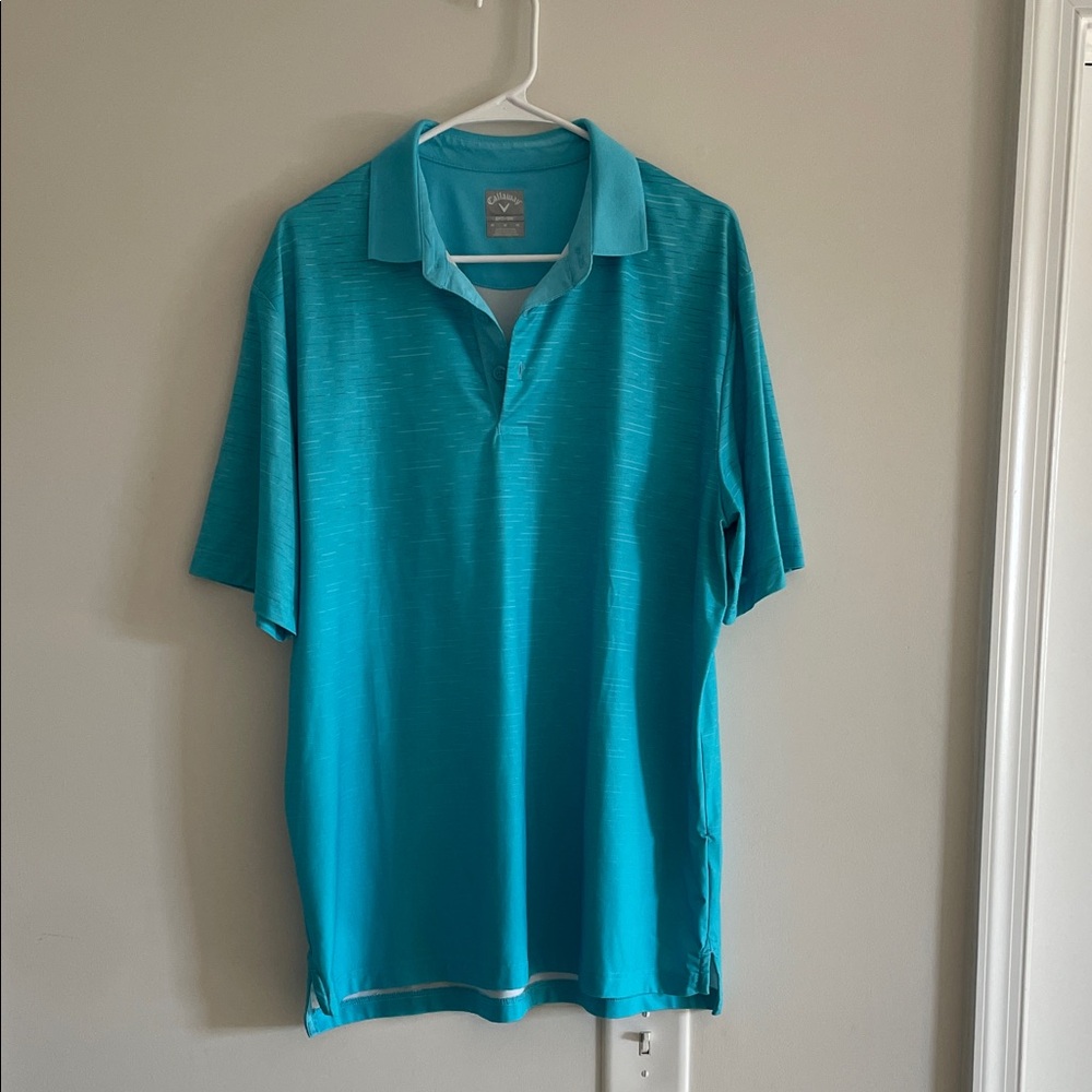 Callaway Men’s Turquoise Golf Polo